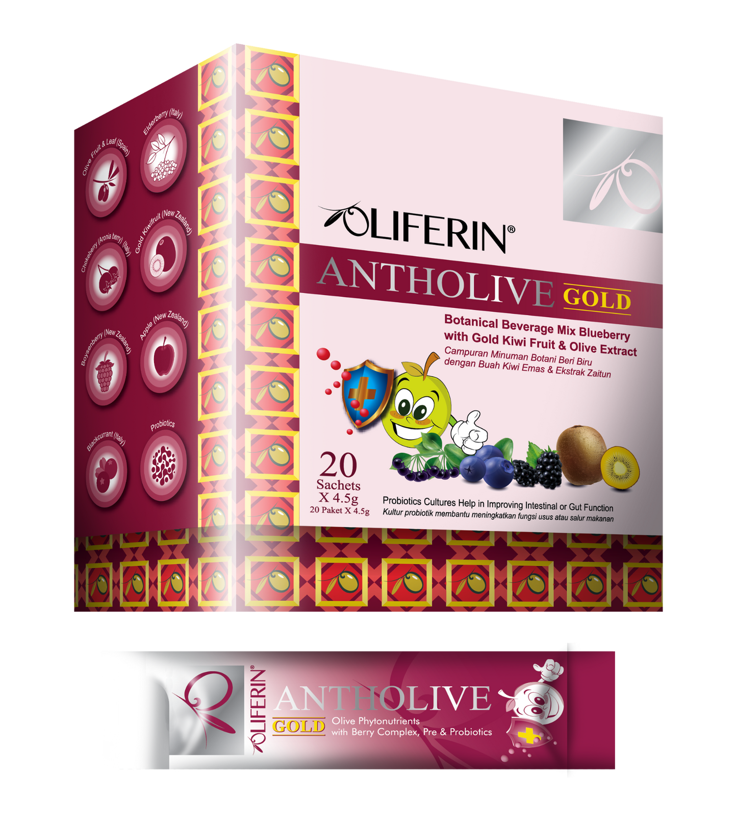 Oliferin Antholive Gold (4.5g x 20 sachets)
