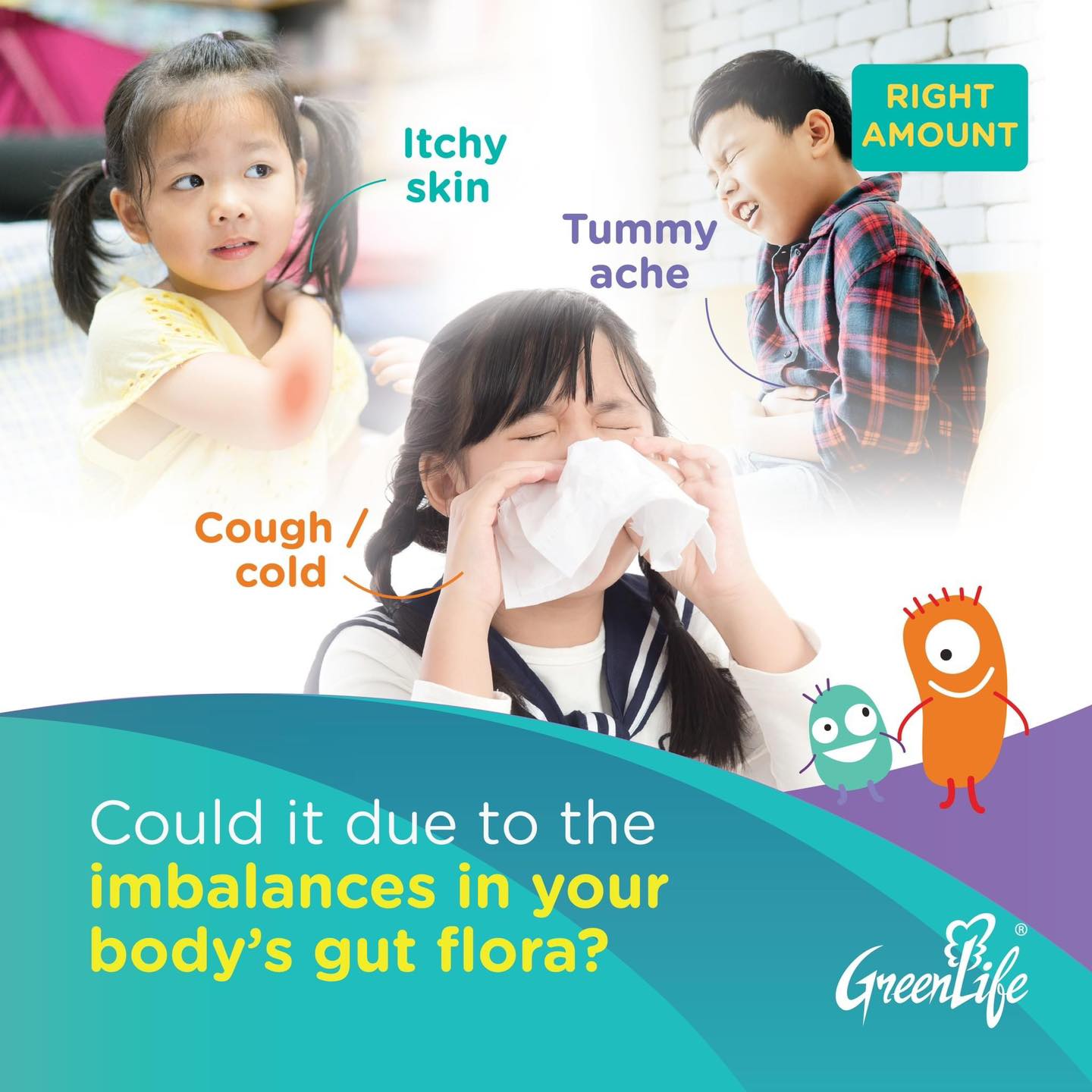 GreenLife Junior Pre & Probiotics Powder 4 Billion CFU (30 sachets)