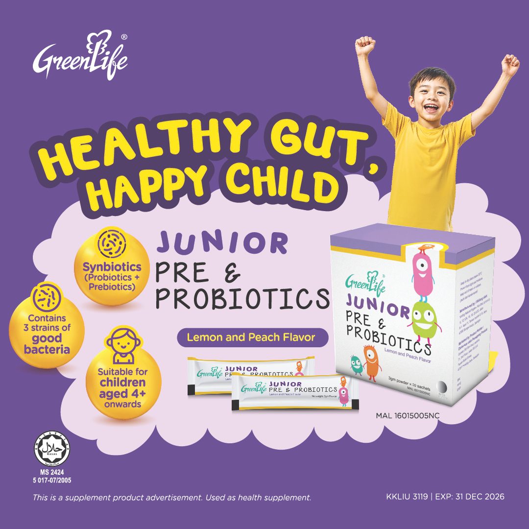 GreenLife Junior Pre & Probiotics Powder 4 Billion CFU (30 sachets)