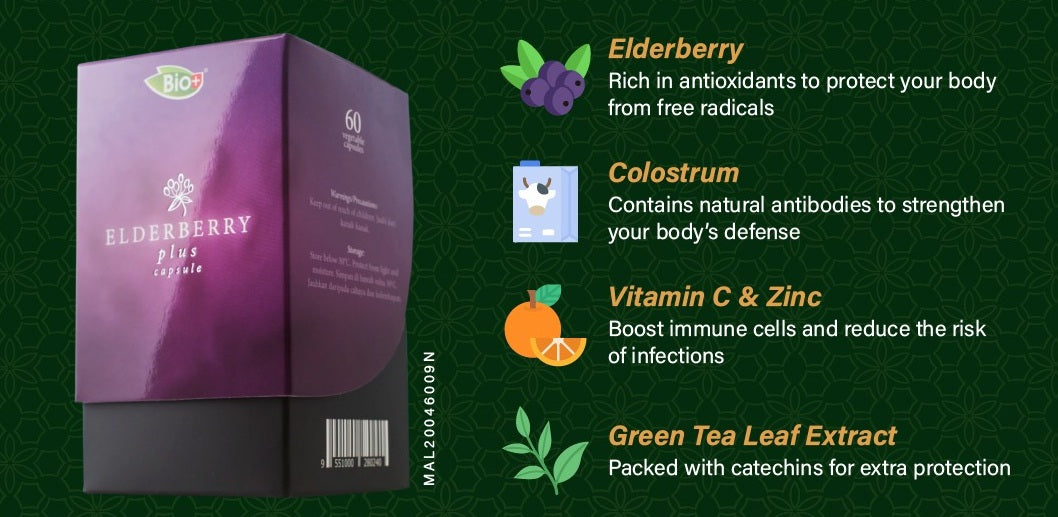 BioPlus Elderberry Plus (60 vegetable capsules)