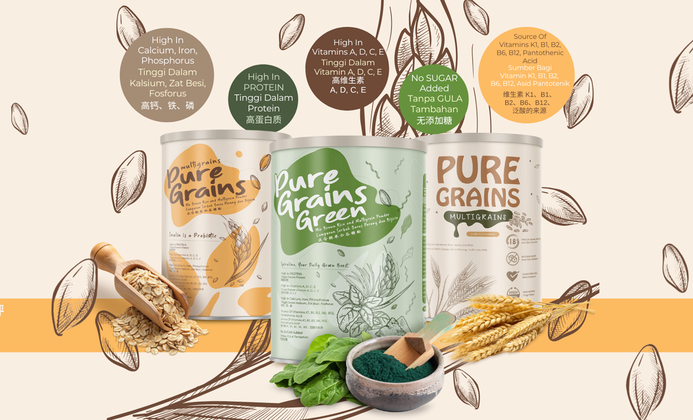 PureGrains Multigrains Green Superfood 800g