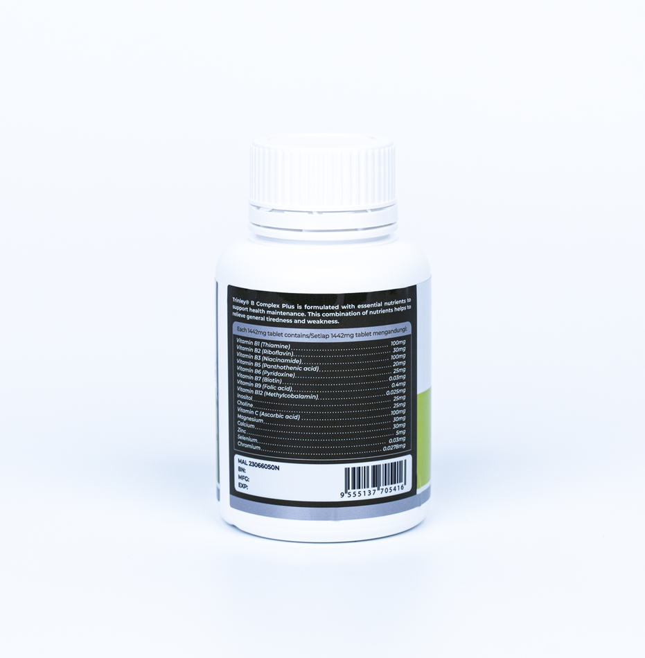 Trinley Vitamin B Complex Plus (60 tablets)