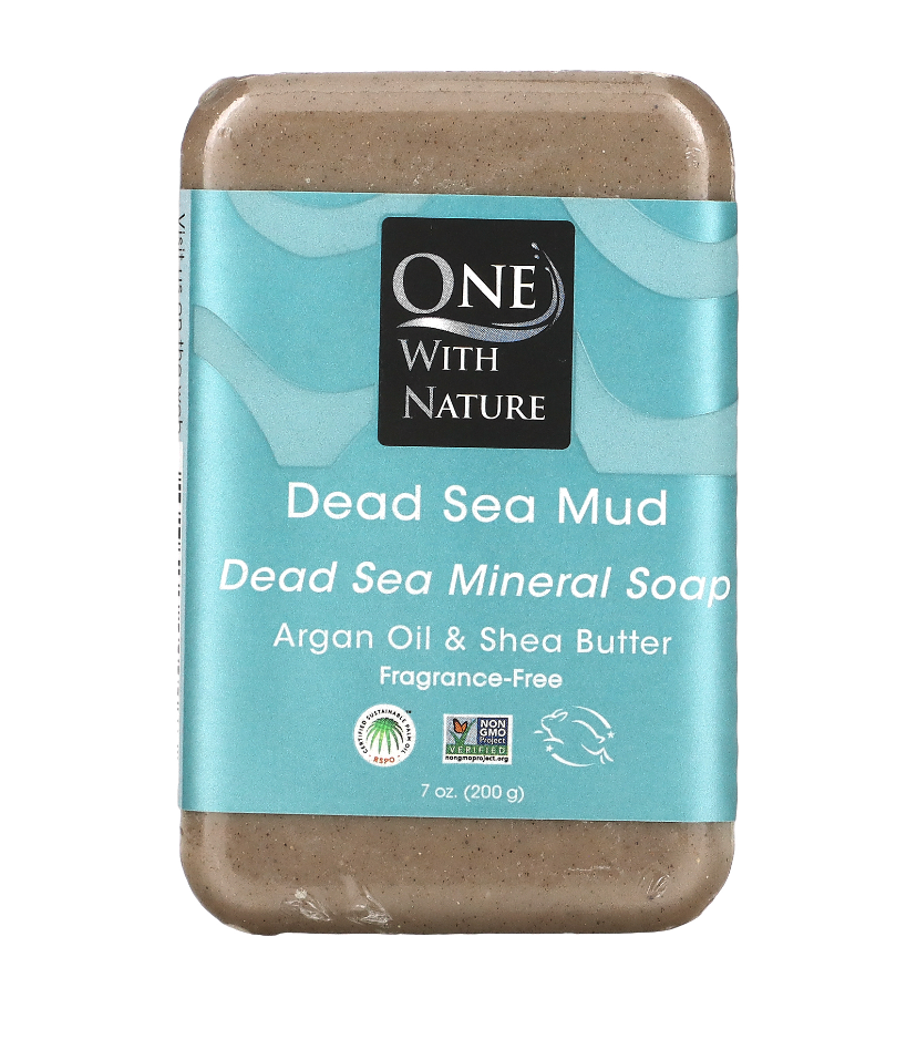 One With Nature Dead Sea Mineral Soap Bar 200g