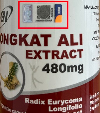 GN Tongkat Ali Eurycoma Longifolia 480mg (60 capsules)
