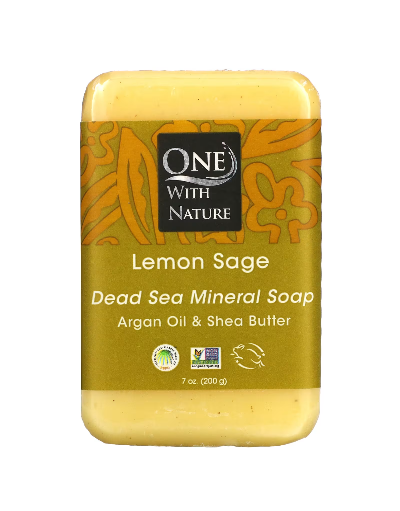 One With Nature Dead Sea Mineral Soap Bar 200g