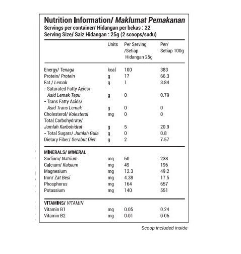 KAY KAY Plant Protein Superfood Greens Powder 550g