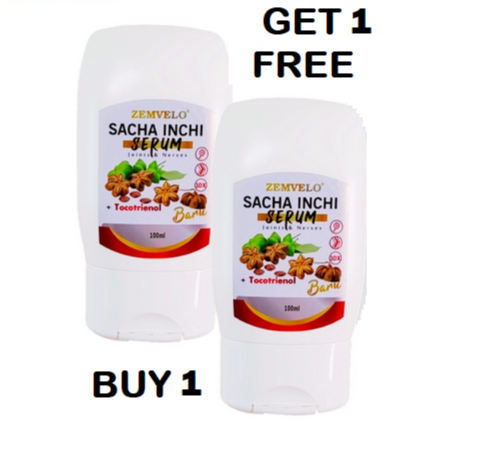 Zemvelo Sacha Inchi Serum with Tocotrienols for Joints and Nerves ( 100ml ) Buy 1 Free 1