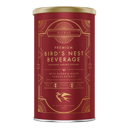 Nutrivo Premium Bird's Nest Beauty Beverage with Kurma and White Fungus Extract 500g