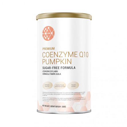 Nutrivo Premium Coenzyme Q10 Pumpkin Sugar Free Formula 500g