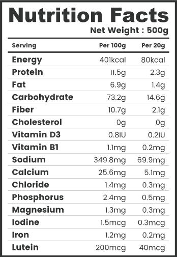 Nutrivo Premium Coenzyme Q10 Pumpkin Sugar Free Formula 500g