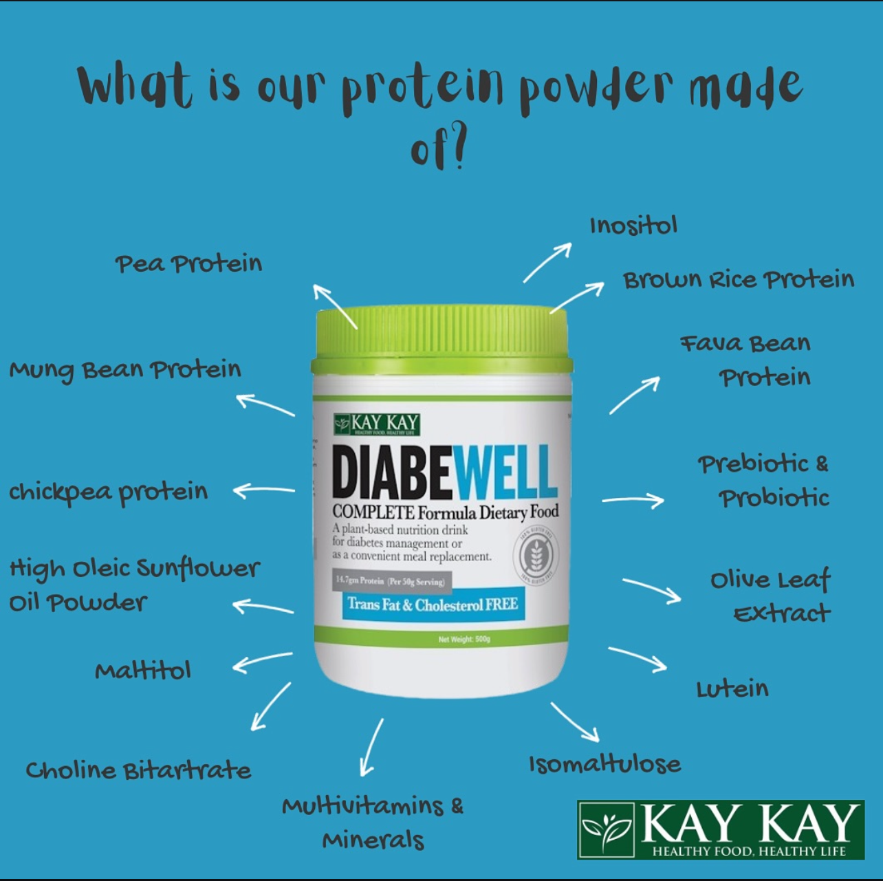 Kay Kay Diabewell Powder (520g)