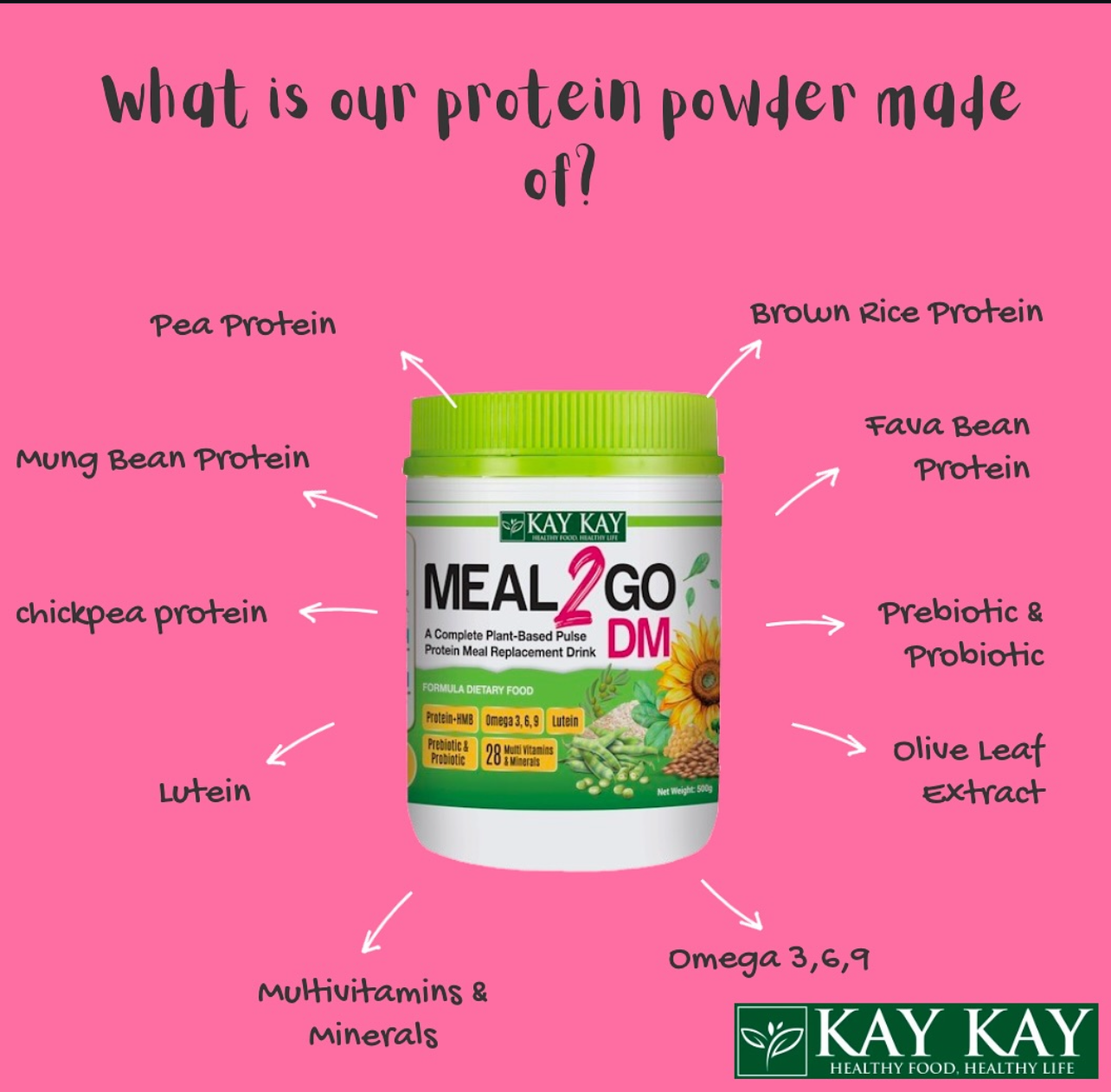 Kay Kay Meal2Go DM Powder (520g)