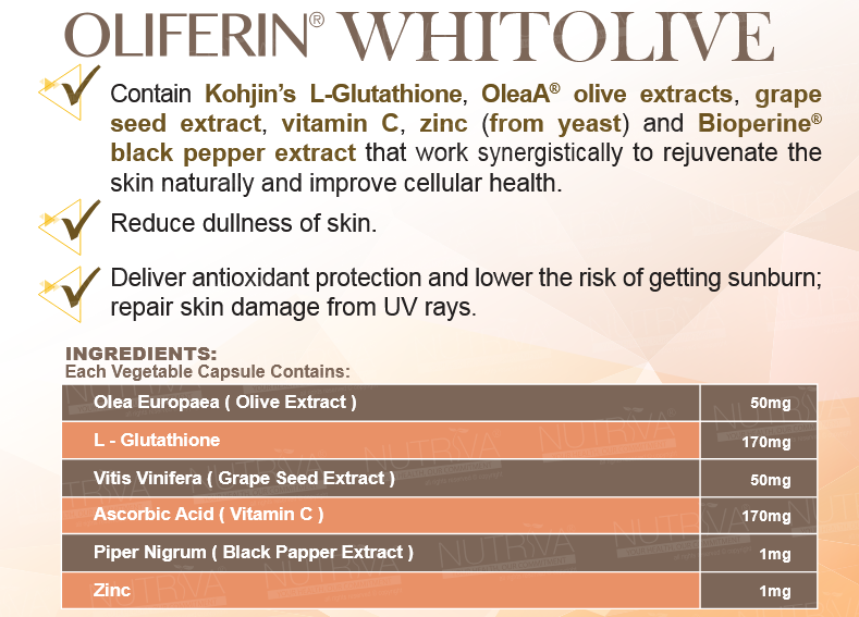 Oliferin Whitolive (60 capsules)