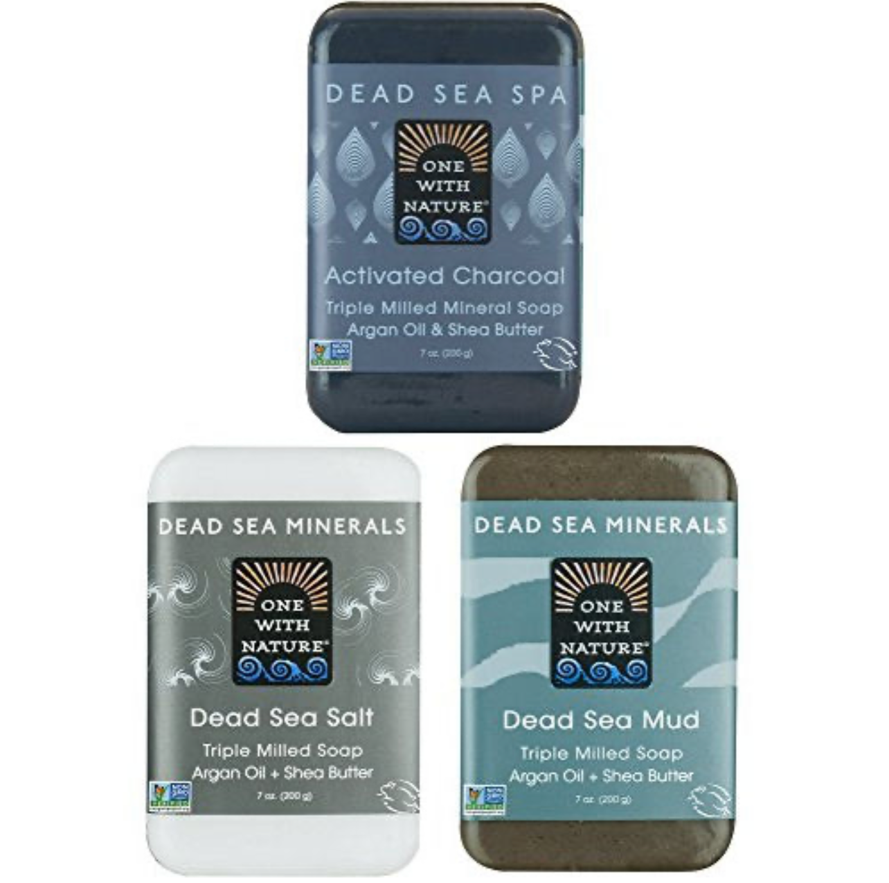 One With Nature Dead Sea Mineral Soap Bar 200g