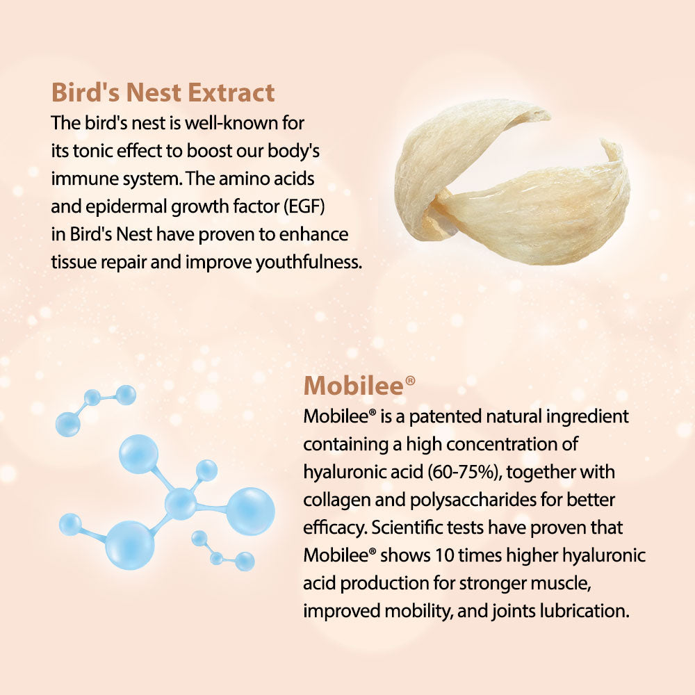 Nutrivo Premium Bird's Nest Beauty Beverage with Kurma and White Fungus Extract 500g