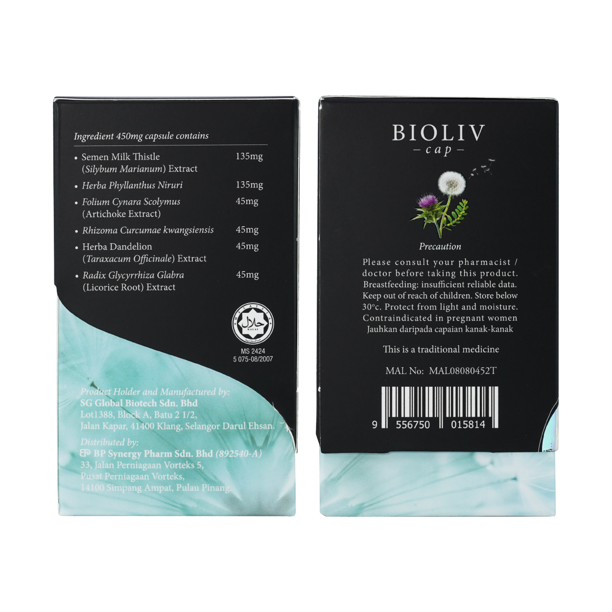 BioPlus Bio Liv Cap 450mg (60 vege capsules)