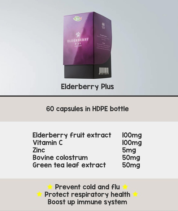 BioPlus Elderberry Plus (60 vegetable capsules)