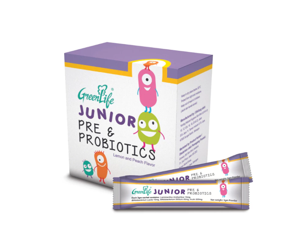 GreenLife Junior Pre & Probiotics Powder 4 Billion CFU (30 sachets)