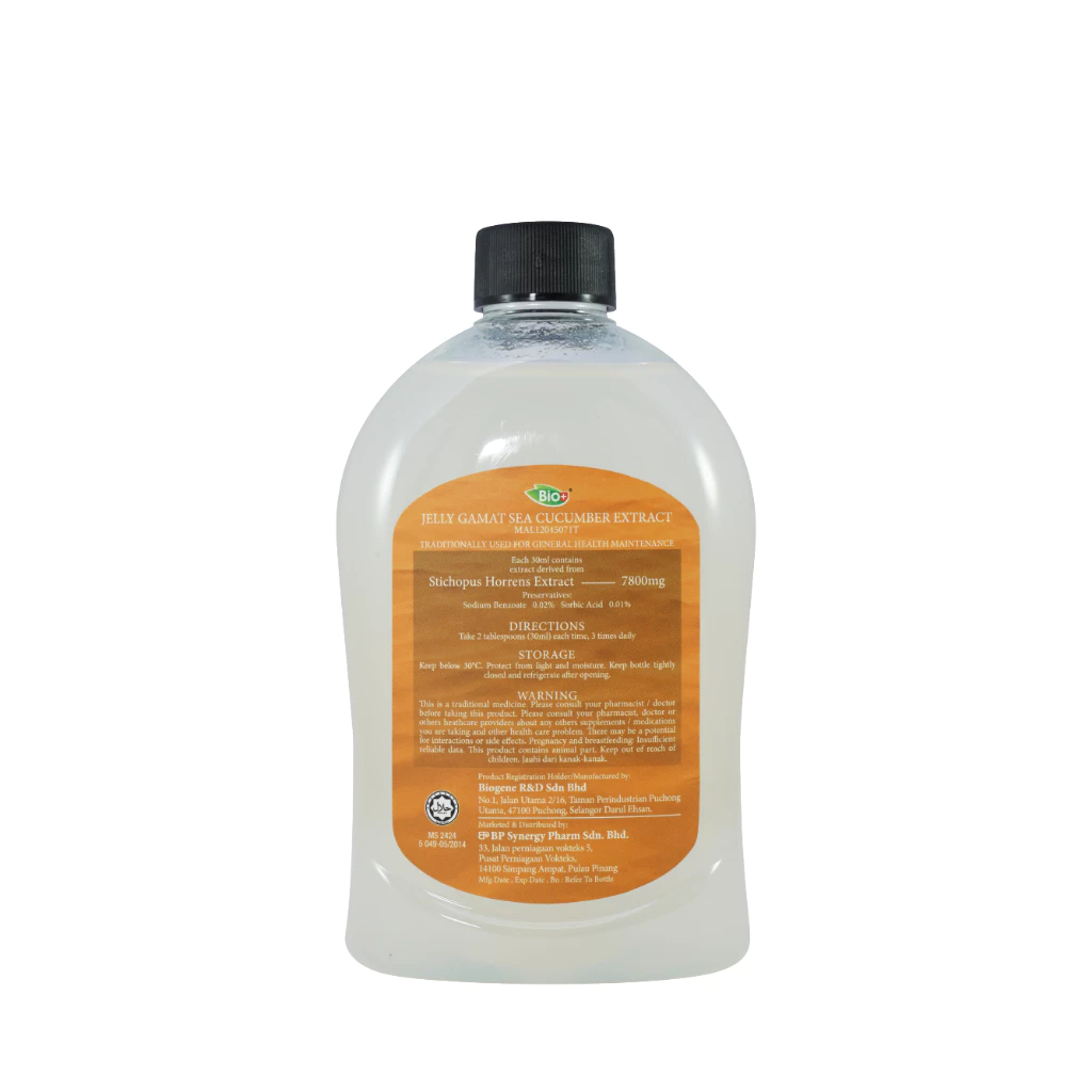 BioPlus Sea Cucumber Extract Jelly Gamat Asli (500ml)
