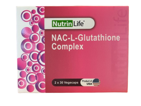 NutrinLife NAC L-Glutathione Complex (2 x 30 vegecaps) Product of USA