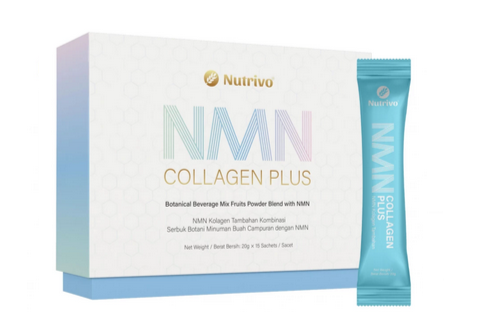 Nutrivo NMN 500mg Marine Collagen Plus (20g x 15 sachets)