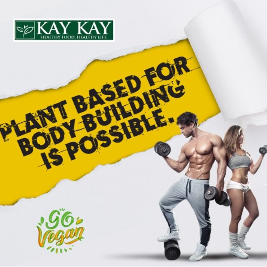 KAY KAY 100% Organic Pea Protein Isolate Powder 500g