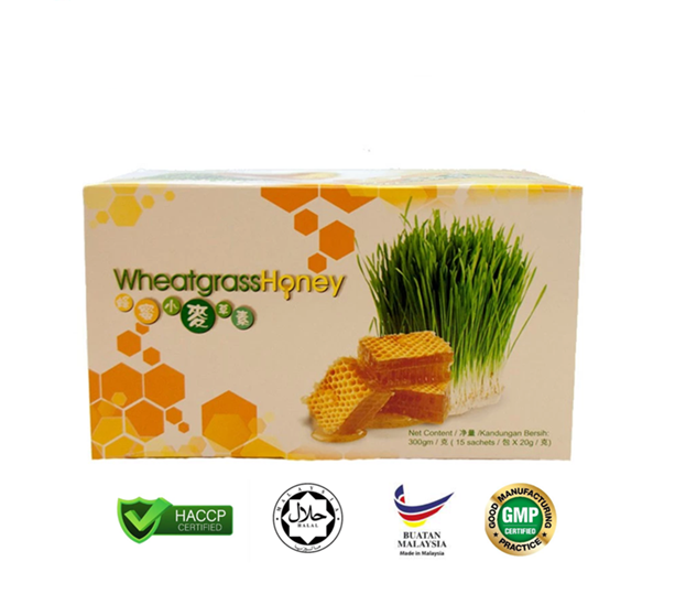 Wheatgrass Honey Powder by Origin Foods (2g x 15 sachets)