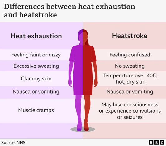 Signs You Are Having Heat Exhaustion Or Heat Stroke
