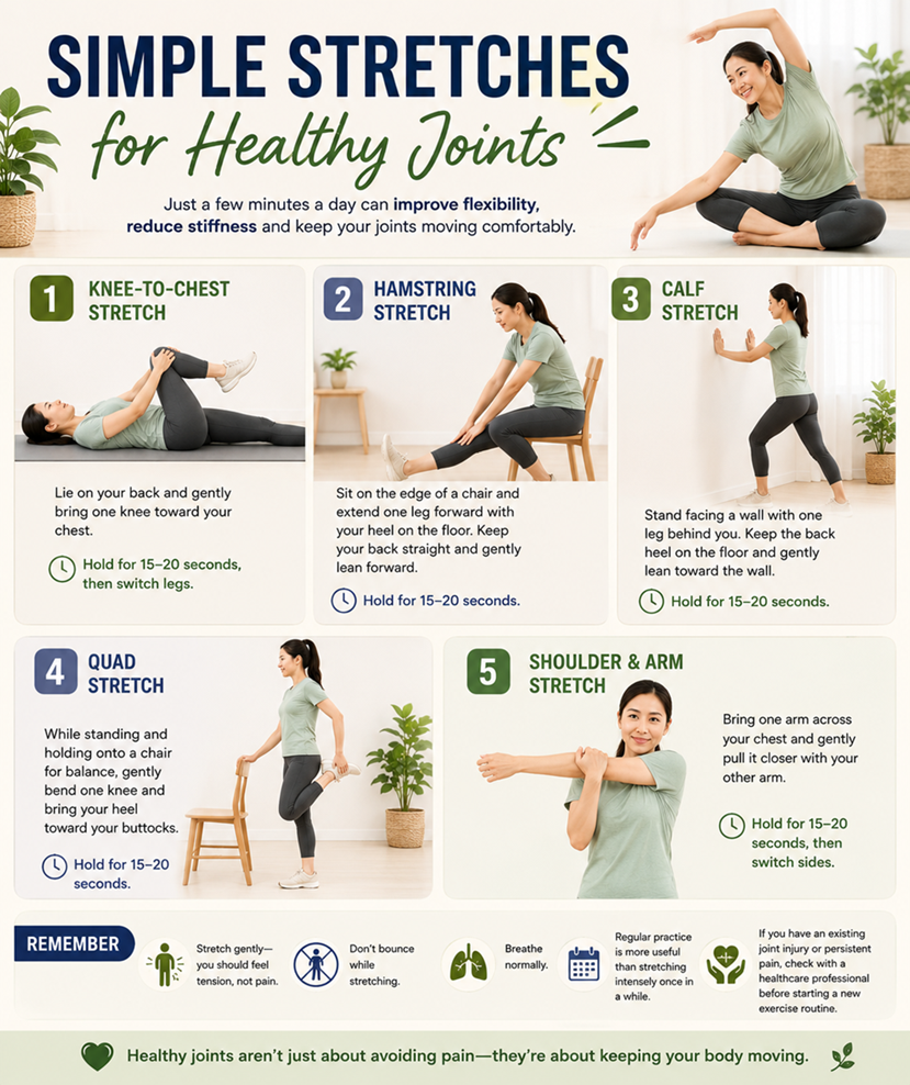 Simple Stretches for Healthier Joints