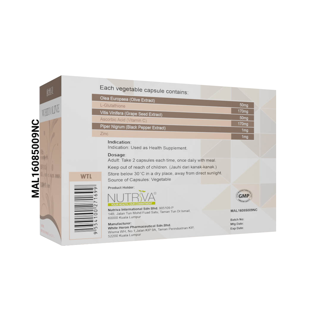 Oliferin Whitolive (60 capsules)
