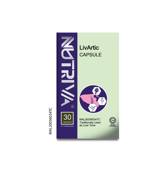 Nutriva Livartic 420mg (30 vegetable capsules)