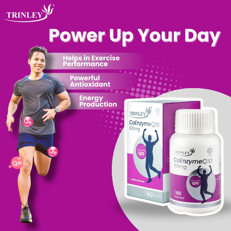 Trinley CoEnzyme Q10 100mg (60 vegetable capsules)