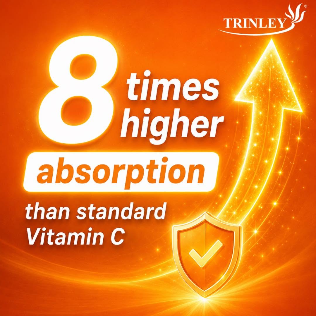 Trinley Lipo C Plus+ Liposomal Vitamin C 550mg (15 sachets)