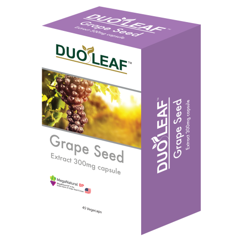 Duoleaf Grape Seed Extract MegaNatural BP 300mg (45 vegetable capsules)