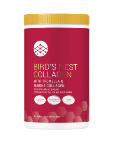 Nutrivo LumiWhite Bird's Nest Collagen Beverage (500g) with Tremella and Seagarden Marine Collagen
