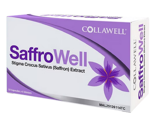 Collawell SaffroWell (60 capsules) SAFFR'ACTIV® Saffron Extract