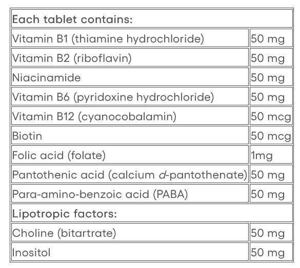 Natural Factors Hi Potency B Complex 50mg (90 Easy to Swallow Capsules)
