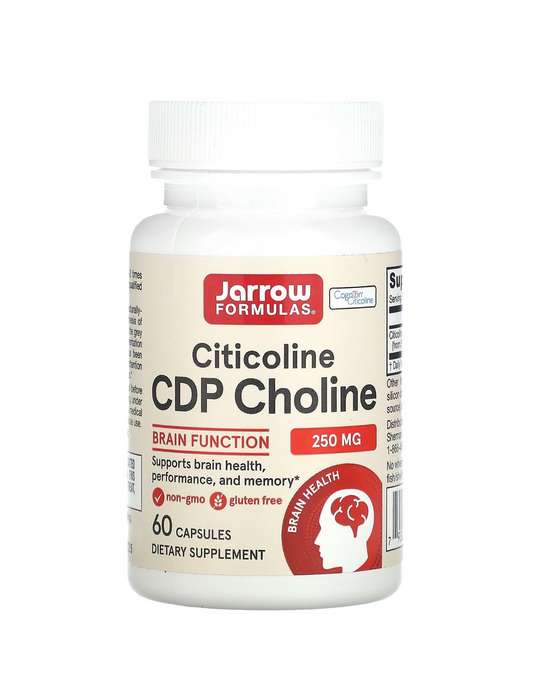 Jarrow Formulas Citicoline CDP Choline 250mg (60 capsules)