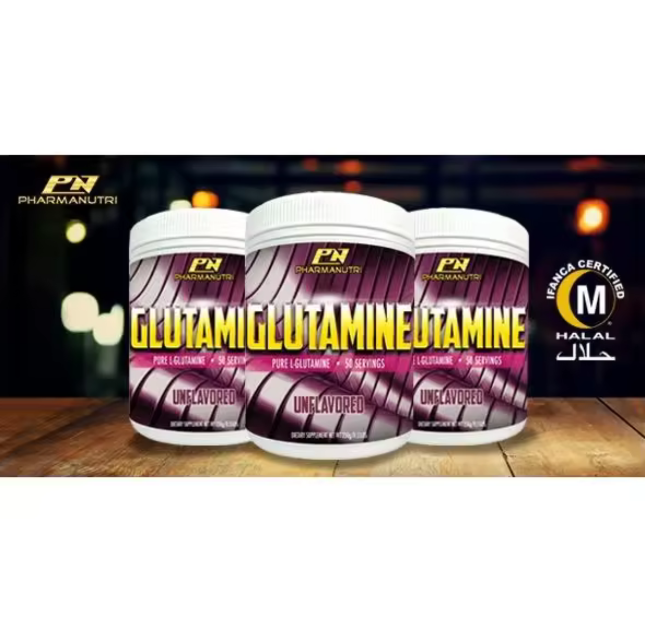 Pharmanutri Pure L- Glutamine (250g) Unflavored