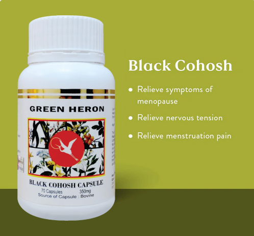 Green Heron Black Cohosh Capsule 350mg (70 capsules)