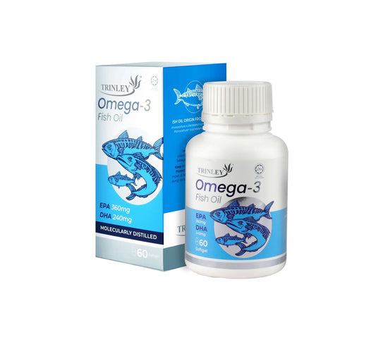 Trinley Omega-3 Fish Oil 1000mg (60 softgels)
