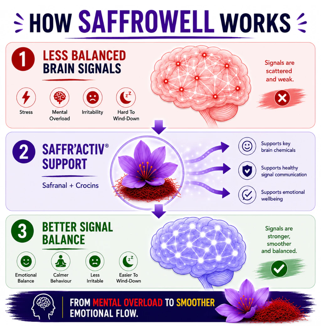 Collawell SaffroWell (60 capsules) SAFFR'ACTIV® Saffron Extract